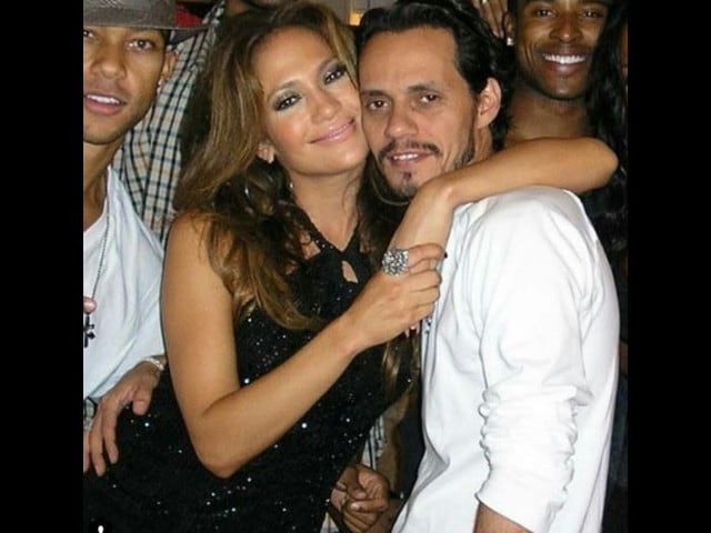 Jennifer Lopez y Marc Anthony.