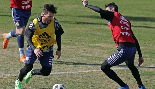 Capitán de la selección argentina deslumbró en entrenamiento.