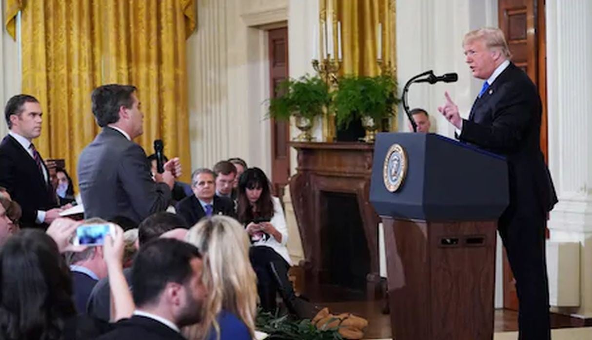‘El Sonámbulo’ habló sobre Jim Acosta y el presidente estadounidense Donald Trump en sus clases de Periodismo.