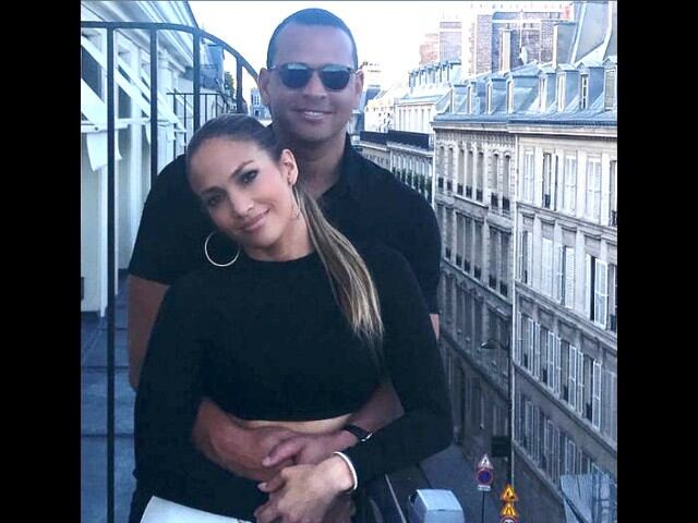 Jennifer Lopez y Alex Rodríguez. Foto: Instagram