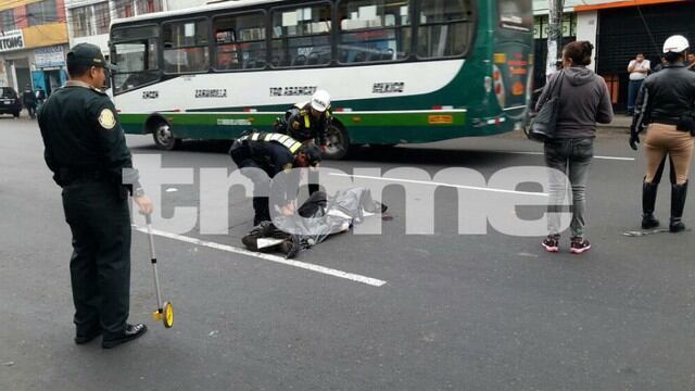 Bus interprovincial mató a anciano en La Victoria.