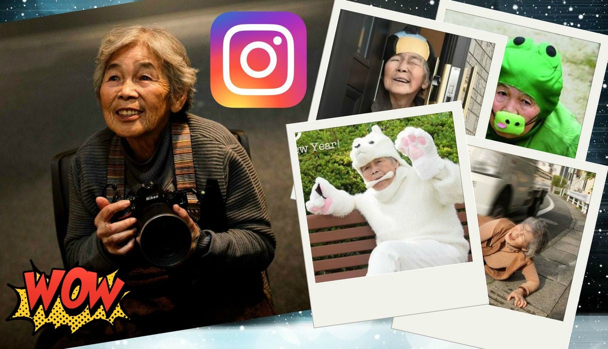 Instagram viral: Kimiko Nishimoto, la anciana que la rompe Instagram con sus originales 'selfies'