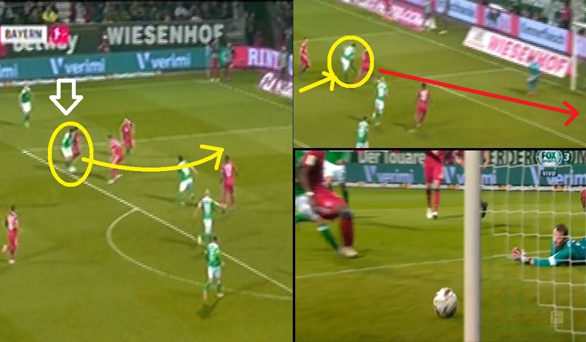 Claudio Pizarro dio espléndido pase gol, pero Kruse falló en Werder Bremen vs Bayern Múnich por Bundesliga
