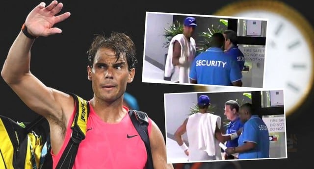 Rafael Nadal sufrió este curioso incidente en el Open de Australia