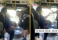Chofer de bus expulsa a estudiante por querer pagar medio pasaje: “Paga completo”