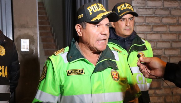general PNP Manuel Lozada, director de la Región Policial Lima