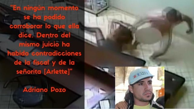 Ni una menos. Es la primera vez que el violento agresor de Arlette Contreras da la cara luego de ser liberado.