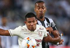 Universitario cayó 3-1 ante Botafogo y este es su nuevo lugar en Grupo D [VIDEO]