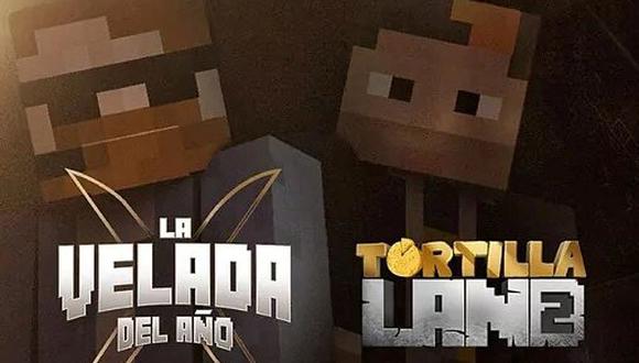 Ibai Llanos está preparando La Velada del Año a través de TortillaLand 2, la serie de Minecraft de Auronplay. (Foto: Twitter)