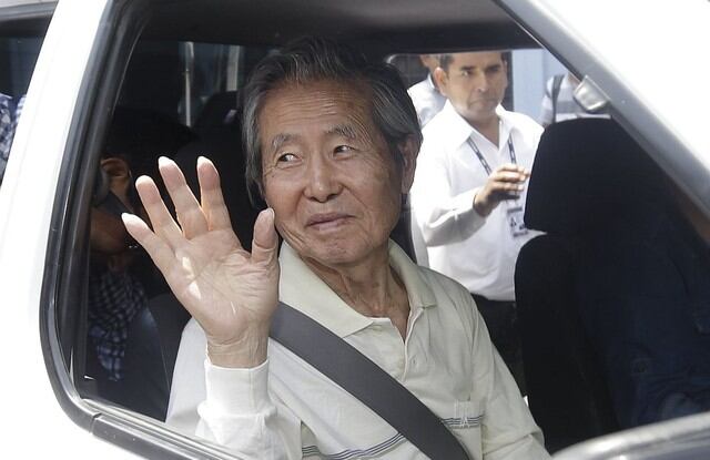 El ex presidente Alberto Fujimori declaró luego de acudir al Instituto de Enfermedades Neoplásicas. (Foto: USI)