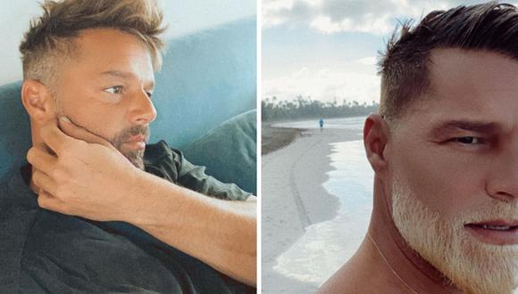 Ricky Martin reveló en redes sociales cómo le queda el nuevo look con la barba rubia. (Foto: Instagram / @ricky_martin).