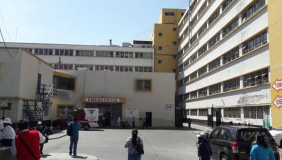 Sospechoso herido fue llevado al Hospital Goyeneche de Arequipa. (GEC)