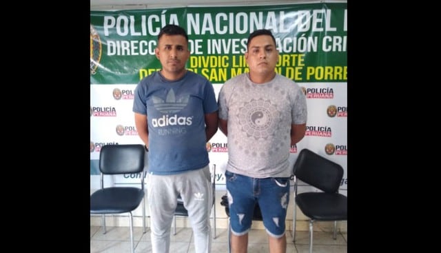 Policía acusa de 'raqueteros' a 'El Gordo y El Flaco'. (Fotos: Difusión)