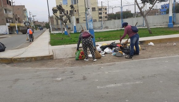 Empezó el recojo de basura en las calles chalacas. | Foto: Difusión