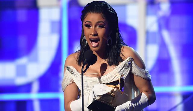 Cardi B demuestra toda su emoción en Instagram tras ganar el Grammy a Mejor Álbum de Rap. (Foto: AFP)