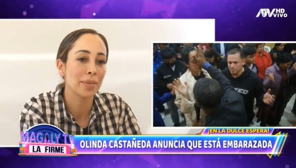 Olinda Castañeda tras anunciar embarazo a los 40 años: “Pensé que ya no podría tener hijos”. (Foto: Captura)