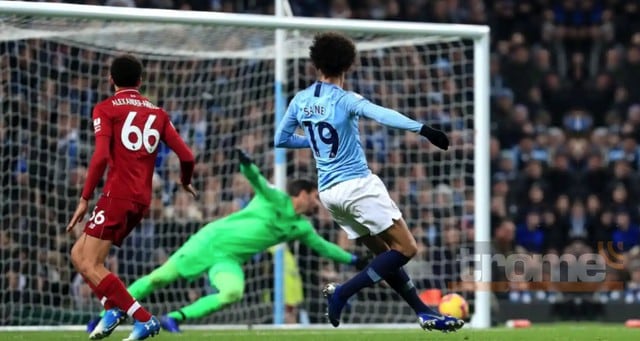 Manchester City venció 2-1 a Liverpool con gol de Leroy Sané