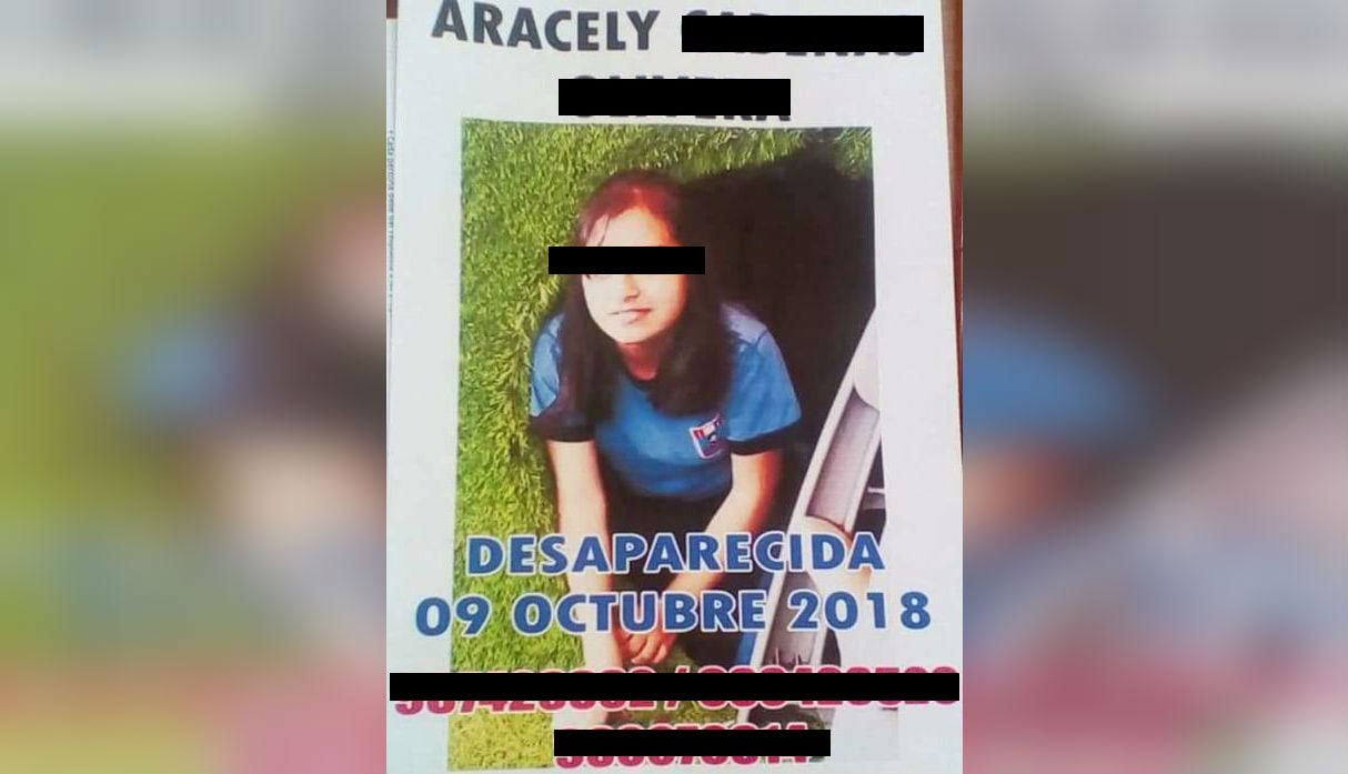 Araceli Cadenas Olivera desapareció rumbo a su colegio en Comas.