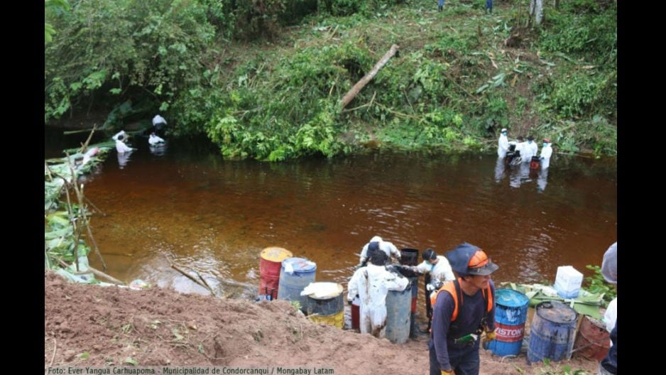 Se registró nuevo derrame Oleoducto Norperuano de PetroPerú. (Foto: Ever Yangua Carhuapoma)