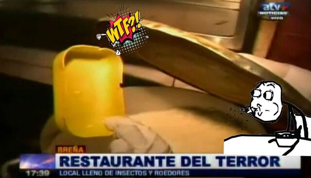 "Esa no es una jabonera, es un molde", indica el cocinero responsable del restaurante ubicado en Breña. El local también se encontraba infestado de insectos y roedores.