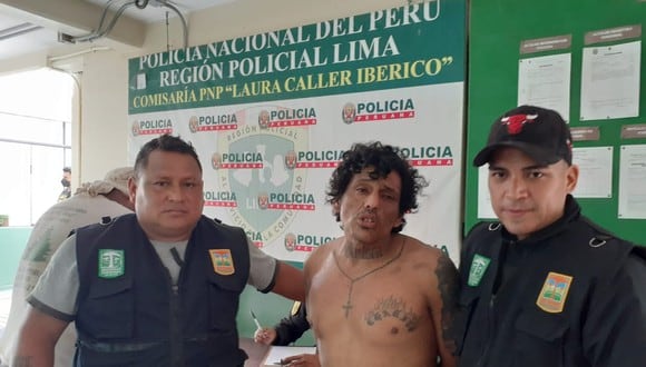 Personal del Grupo Élite del Serenazgo de Los Olivos capturó a 'Satanás' luego de robar a chofer de camión de ladrillos.