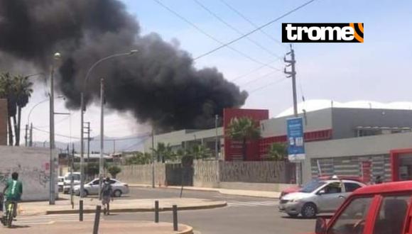 Chorrillos: reportan incendio cerca al campus de la UPC.