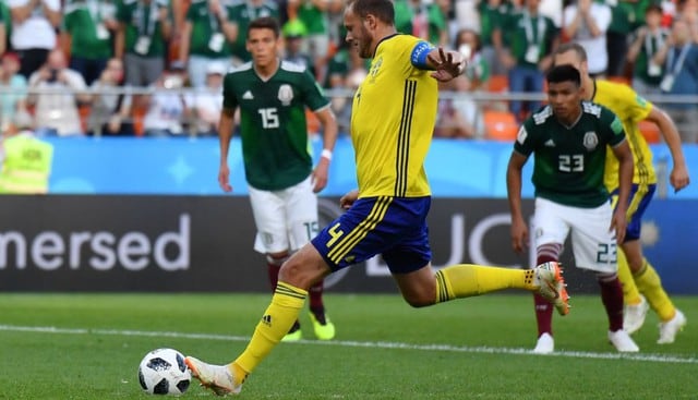 Gol de Granqvist a México por el Mundial Rusia 2018