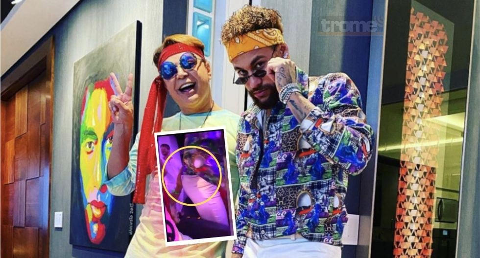 Neymar vive noche loca en fiesta hippie