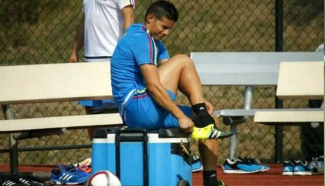 James Rodríguez ha sufrido una fatiga muscular.