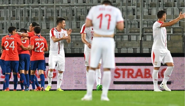Serbia cayó ante Chile en amistoso.