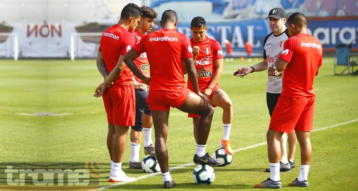 selección peruana entrenó sin la presencia de Ricardo Gareca