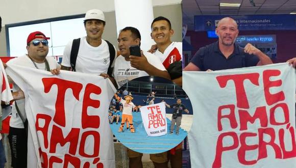 Te Amo Perú junto a Paolo Guerrero, el Tigre de Racing y el excampeón de MMA Jackson Mora. (Difusión)
