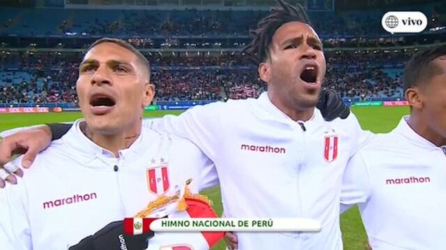 Así cantaron los jugadores de Perú el Himno Nacional en clásico ante Chile