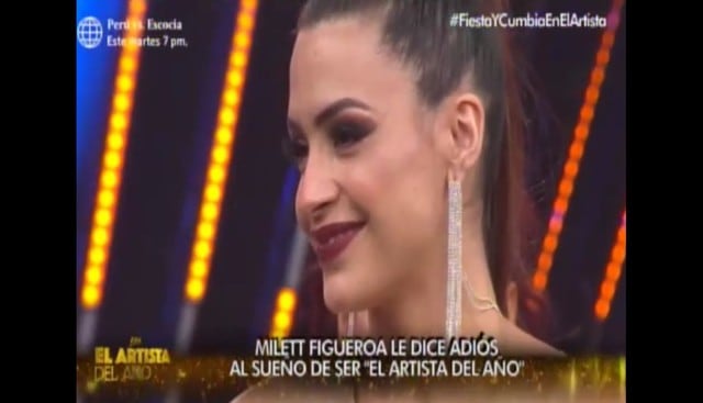 Milett Figueroa eliminada en El Artista d el Año