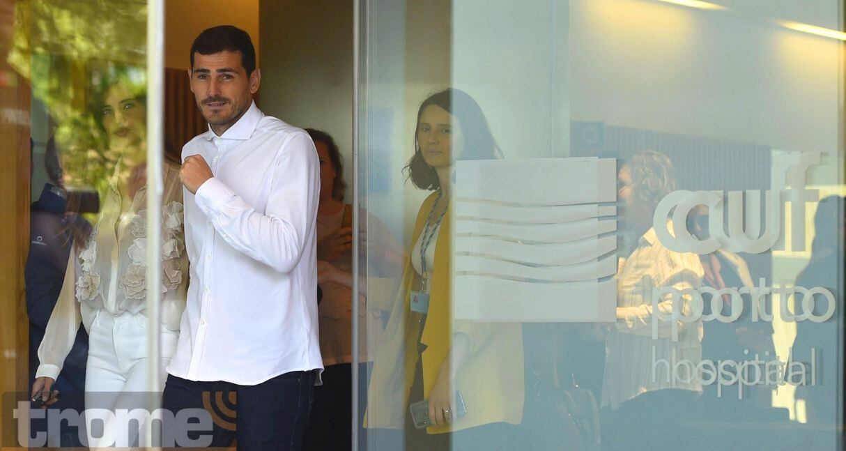 Iker Casillas a vuelve al Hospital pero esta vez para apoyar a Sara Carbonero
