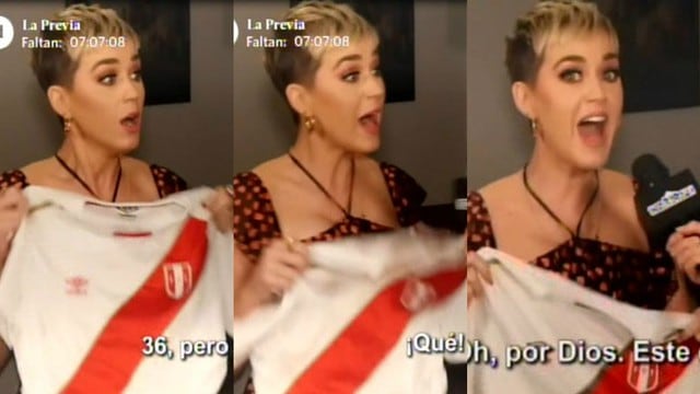 Katy Perry reacciona así al enterarse que Perú clasificó al mundial