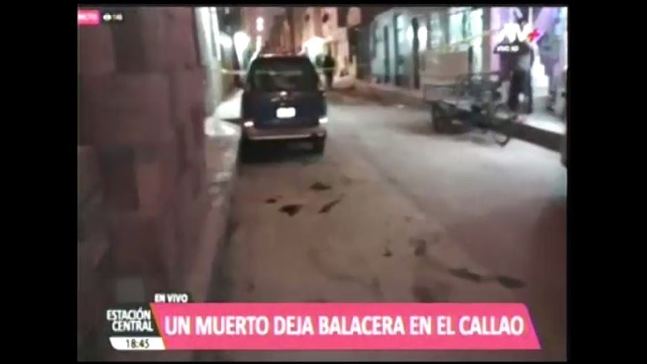En el Callao, una persona terminó muerta en una balacera. (Captura)