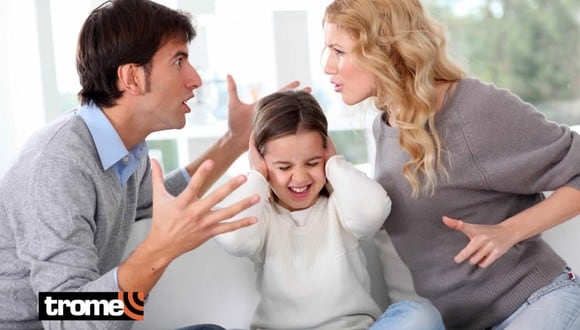 Los niños pueden presentar pataletas, berrinches y sentimiento de culpabilidad durante el proceso de separación de sus padres