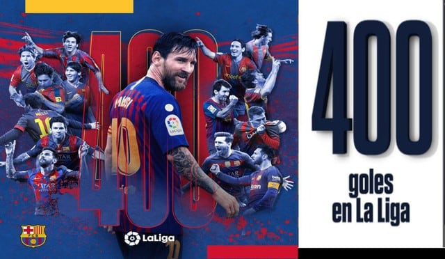 GOLAZO de Messi en Barcelona-Eibar y así llegó a los 400 tantos en la Liga Santander