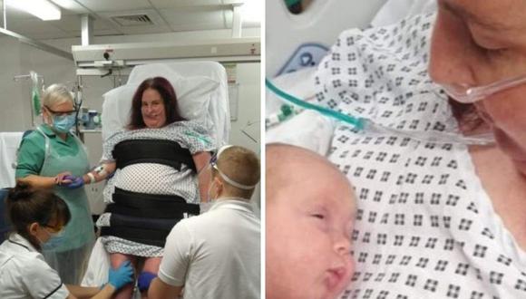 Laura Ward, oriuando de Wigan, se enfermó cuando estaba embarazada de Hope y su condición empeoró en poco tiempo. (Foto: Facebook Laura Ward)