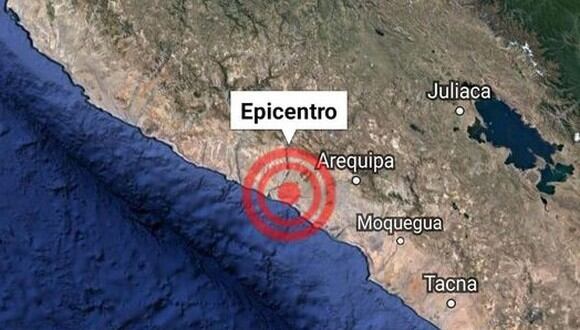 Cuatro sismos consecutivos sacudieron la provincia de Caylloma