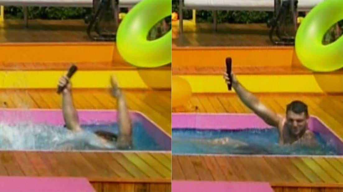 Nicola Porcella sufrió terrible caída en la piscina y 'casi se ahoga'