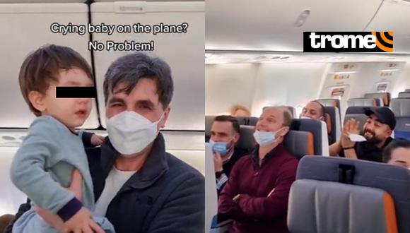 TikTok: niño llora en vuelo y pasajeros cantan ‘Baby Shark’ para tranquilizarlo