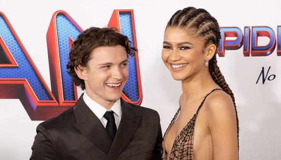 Tom Holland y Zendaya se enamoraron grabando la primera entrega de 'Spider-Man'. (Foto: AFP)