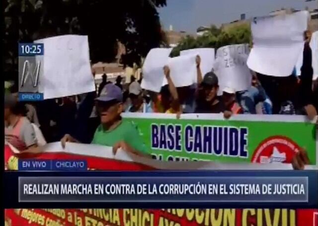 Marcha Nacional contra la corrupción se realizó en las principales ciudades del país. (Capturan TV)