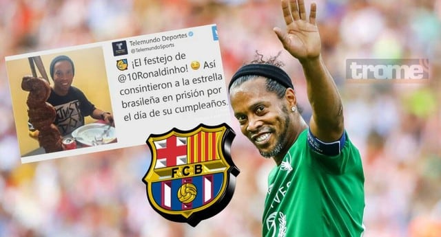 Ronaldinho: Barcelona no lo saludó por su cumpleaños 40