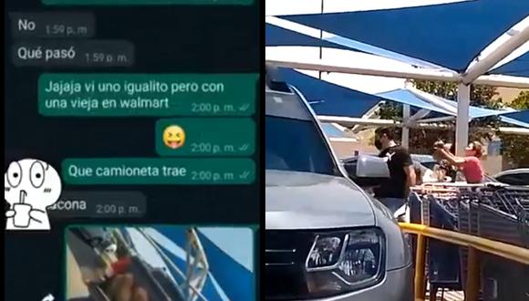 Una de las amigas de la mujer le informó que su esposo estaba con su amante en un Walmart por lo que no pudo evitar ir a enfrentarlos. (Foto: Twitter/ @VideosImpactan2)