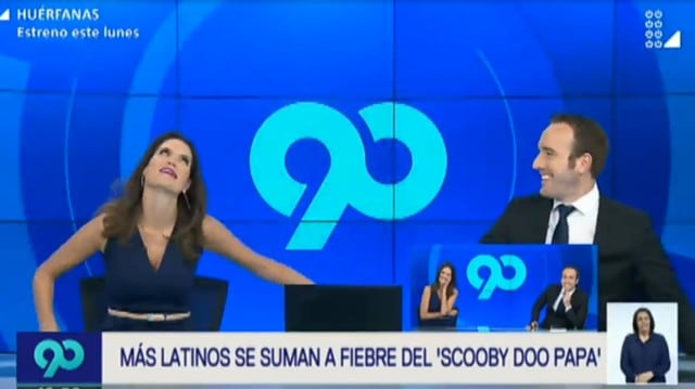 YouTube viral: Conductores de noticiero de Latina bailan en vivo el Scooby Doo Pa Pa