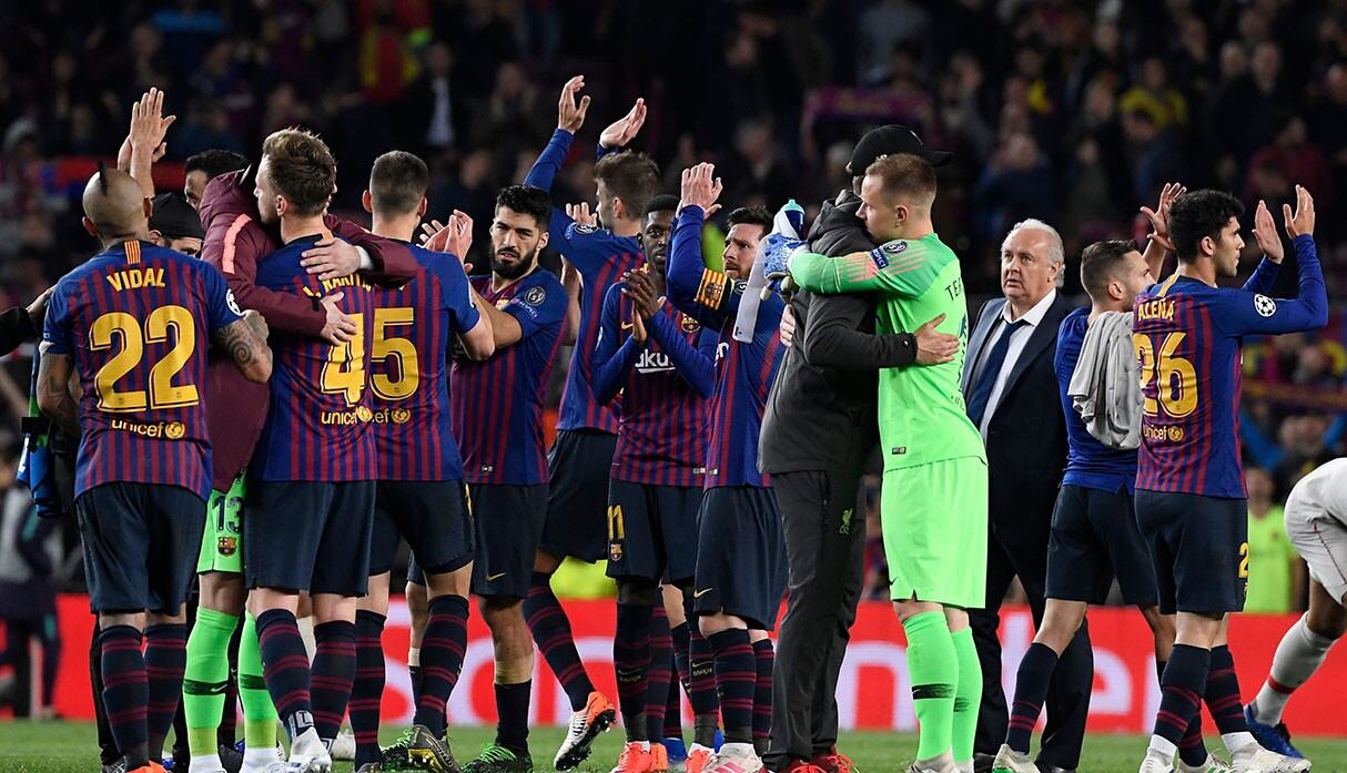Barcelona aporta hasta 7 jugadores en el equipo ideal de la semana de Champions League. (Foto: AFP)