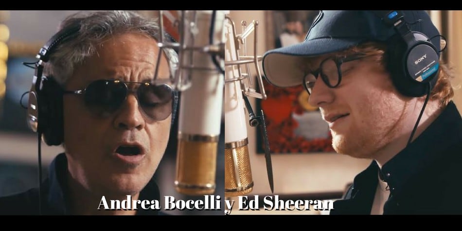 Andrea Bocelli participó en versión orquestal de canción de Ed Sheeran